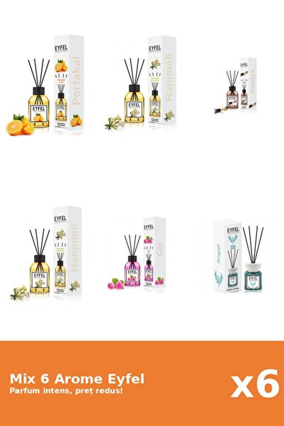 Eyfel Set 6 Mix Eyfel: 1x Angel, 2x Mana Maicii Domnului, 1x Portocala, 1x Tr...
