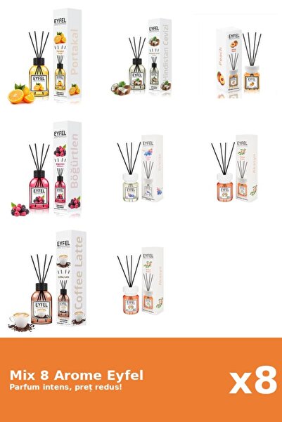 Eyfel Set 8 Mix Variat: 7 arome