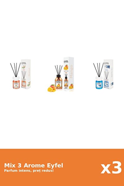 Eyfel Set 3 Mix Eyfel: 1x Acacia, 1x Cool Water, 1x Mango