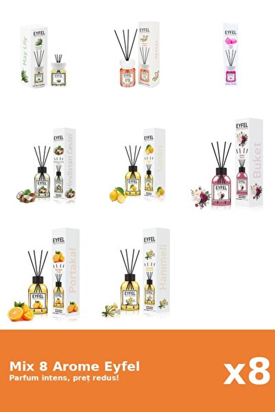 Eyfel Set 8 Mix Variat: 8 arome
