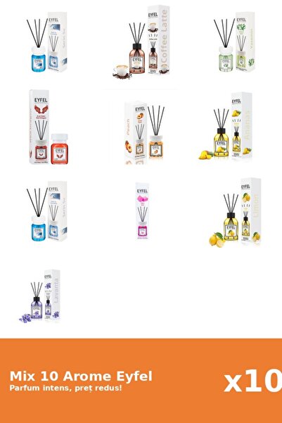 Eyfel Set 10 Assorted Mix: 9 flavors