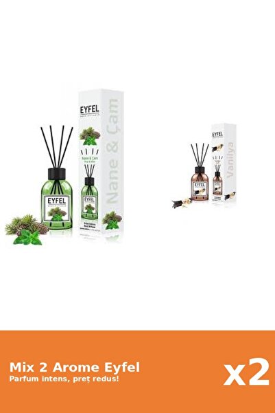 Eyfel Set 2 Mix Eyfel: 1x Pin Si Menta, 1x Vanilie