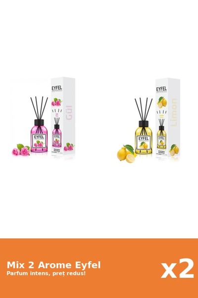 Eyfel Set 2 Mix Eyfel: 1x Lemon, 1x Rose