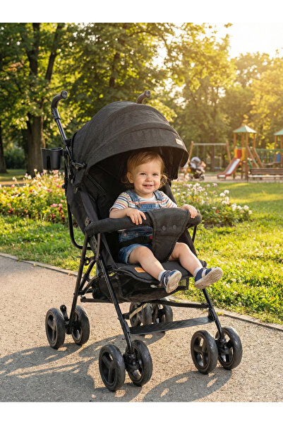 Kinder Baby Verona Baston Puset Kademeli Kolay Katlanır Bebek Arabası