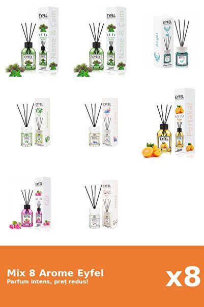 Eyfel Set 8 Assorted Mix: 7 flavors