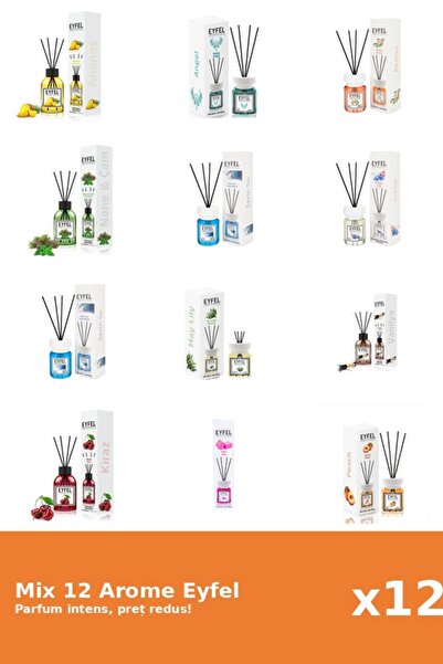 Eyfel Set 12 Mix Variat: 11 arome