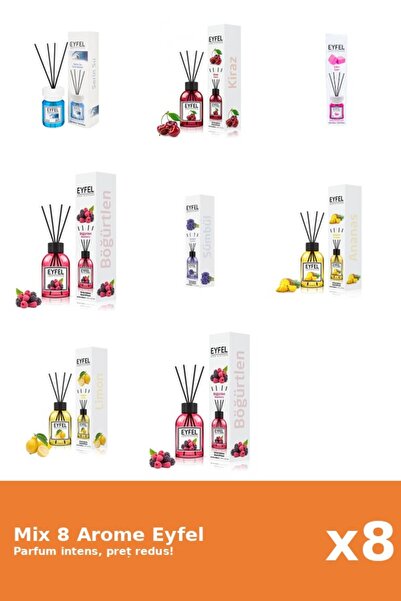 Eyfel Set 8 Mix Variat: 7 arome