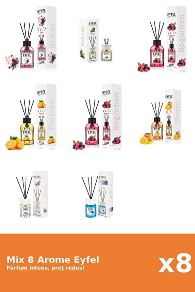 Eyfel Set 8 Mix Variat: 7 arome