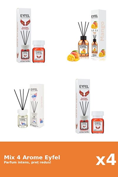 Eyfel Set 4 Mix Eyfel: 1x Mango, 1x Orhidee, 2x Red Dragon
