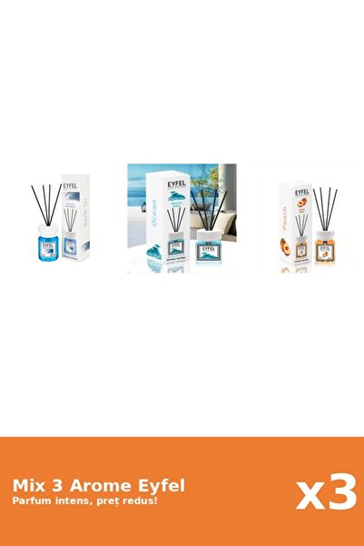Eyfel Set 3 Mix Eyfel: 1x Cool Water, 1x Ocean, 1x Piersica