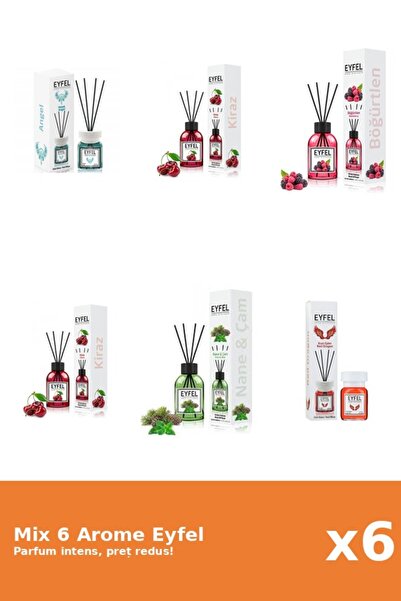 Eyfel Set 6 Mix Eyfel: 1x Angel, 2x Cirese, 1x Fructe De Padure, 1x Pin Si Me...