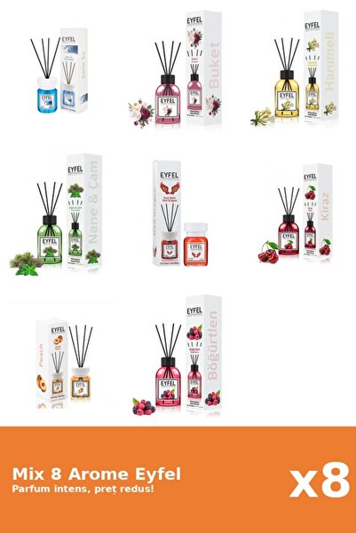Eyfel Set 8 Mix Variat: 8 arome
