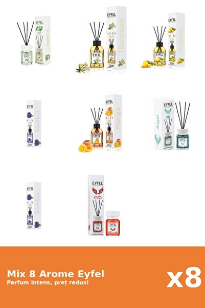 Eyfel Set 8 Mix Variat: 7 arome