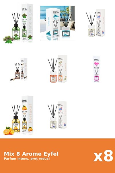 Eyfel Set 8 Mix Variat: 7 arome