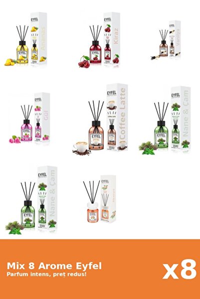 Eyfel Set 8 Mix Variat: 7 arome