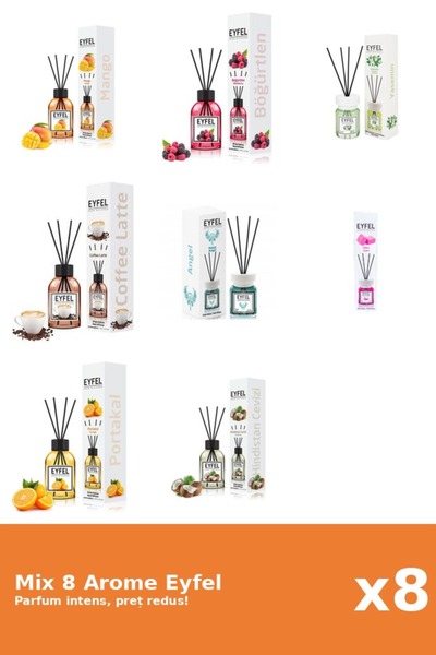 Eyfel Set 8 Mix Variat: 8 arome