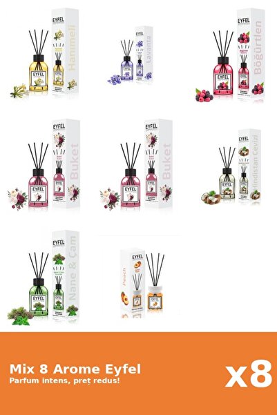 Eyfel Set 8 Mix Variat: 7 arome