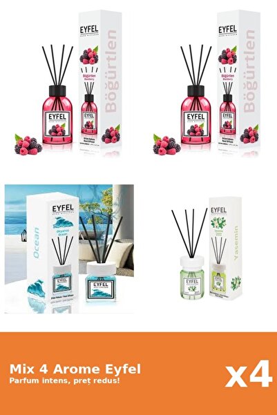 Eyfel Set 4 Mix Eyfel: 2x Fructe De Padure, 1x Iasomie, 1x Ocean