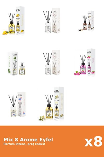 Eyfel Set 8 Mix Variat: 7 arome