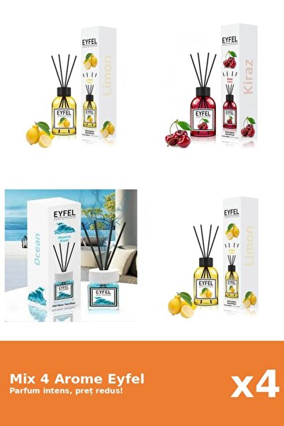 Eyfel Set 4 Mix Eyfel: 1x Cirese, 2x Lamaie, 1x Ocean