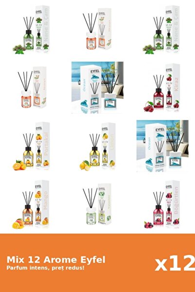 Eyfel Set 12 Mix Variat: 9 arome