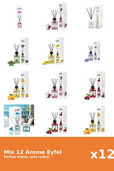 Eyfel Set 12 Mix Variat: 9 arome