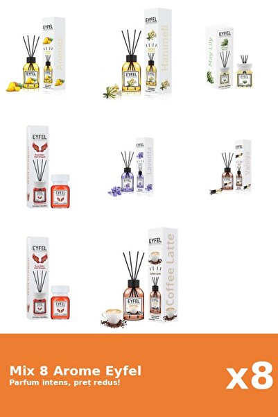 Eyfel Set 8 Mix Variat: 7 arome