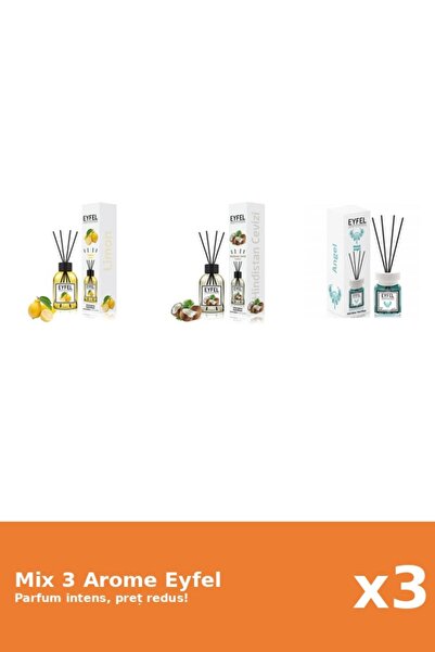 Eyfel Set 3 Mix Eyfel: 1x Angel, 1x Lamaie, 1x Nuca De Cocos