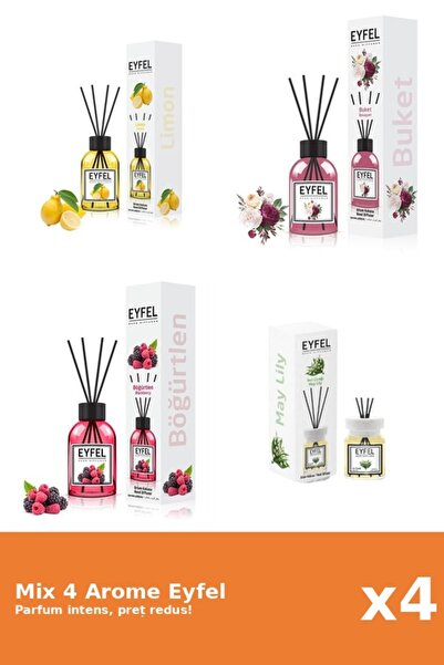 Eyfel Set 4 Mix Eyfel: 1x Bouquet, 1x Fructe De Padure, 1x Lacramioare, 1x La...