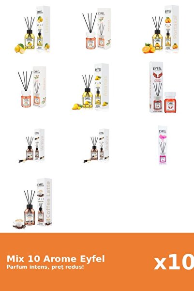 Eyfel Set 10 Mix Variat: 8 arome