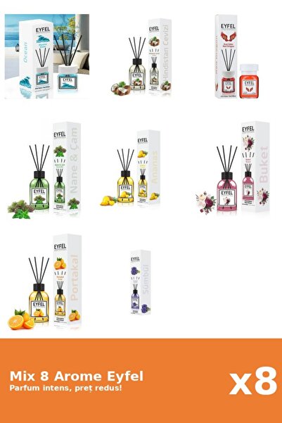 Eyfel Set 8 Mix Variat: 8 arome