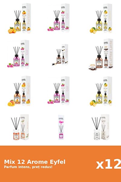 Eyfel Set 12 Mix Variat: 9 arome