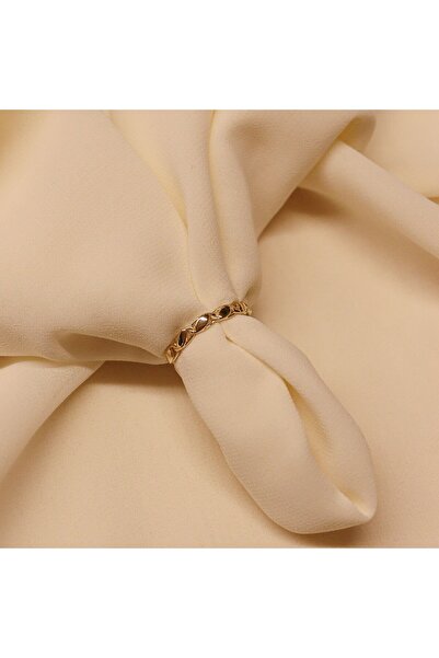 TAHAN MÜCEVHERAT Zincir Tasarım Minimal Yüzük-24