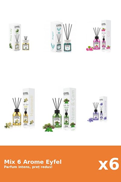 Eyfel Set 6 Mix Variat: 6 arome