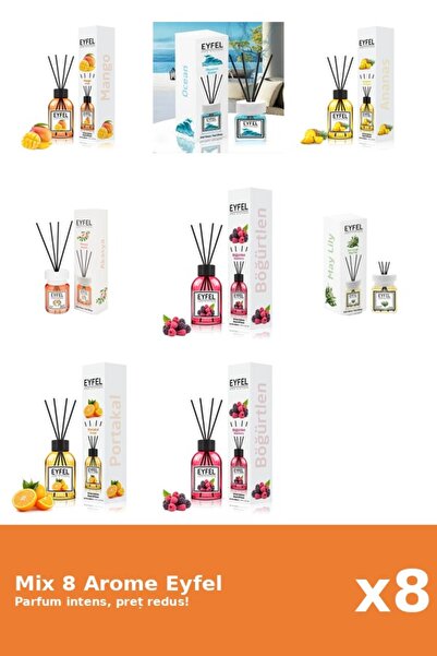 Eyfel Set 8 Mix Variat: 7 arome