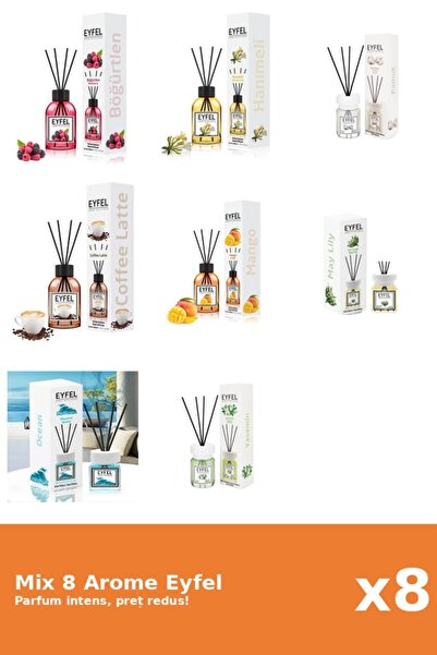 Eyfel Set 8 Mix Variat: 8 arome