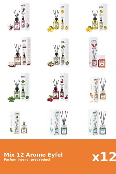 Eyfel Set 12 Mix Variat: 10 arome