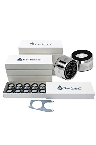 FlowSmart™ Advantage Pack (100 Pieces) – 3.7 L/Min Water Saving Aerator |   8...