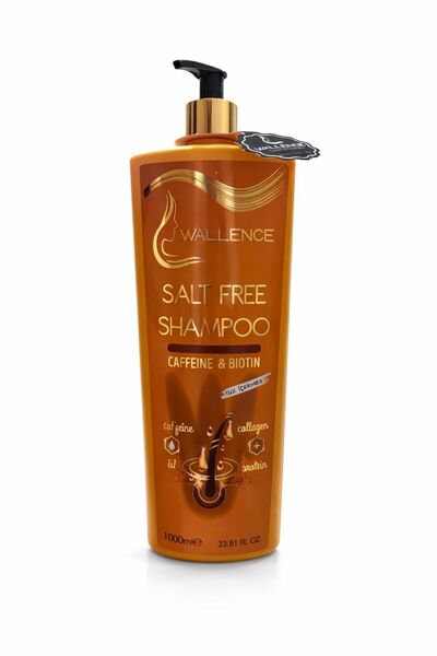 wallence Salt-Free Shampoo with Caffeine and Biotin 1000 ml