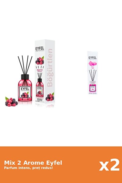 Eyfel Set 2 Mix Eyfel: 1x Bubble Gum, 1x Fructe De Padure
