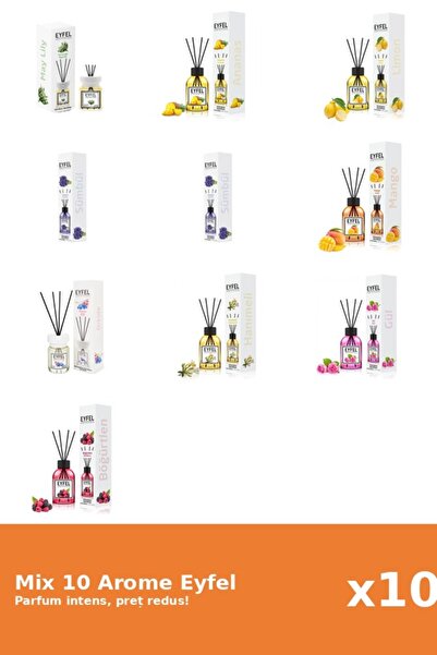 Eyfel Set 10 Mix Variat: 9 arome