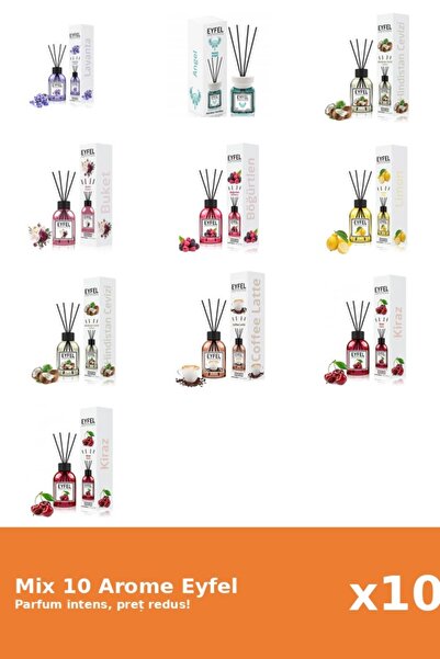Eyfel Set 10 Mix Variat: 8 arome