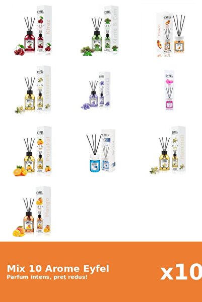 Eyfel Set 10 Mix Variat: 9 arome
