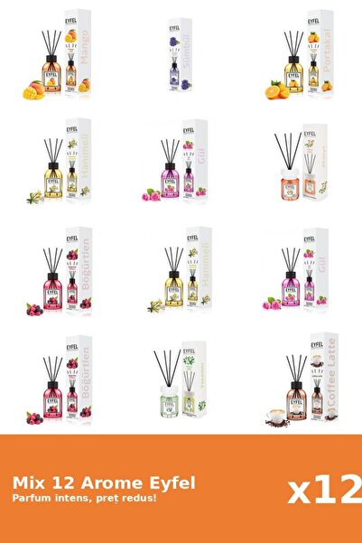 Eyfel Set 12 Mix Variat: 9 arome