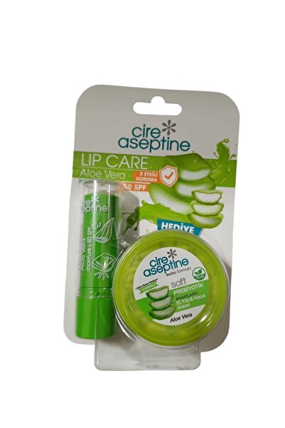 CIRE ASEPTINE LİP CARE +KREM 30ML ALOE VERA