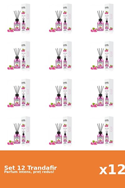 Eyfel Set 12 Odorizant Trandafir, 120 ml
