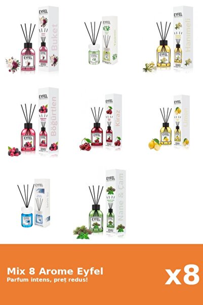 Eyfel Set 8 Mix Variat: 8 arome