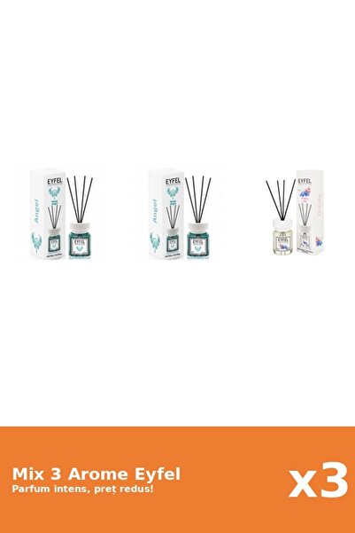 Eyfel Set 3 Mix Eyfel: 2x Angel, 1x Orhidee