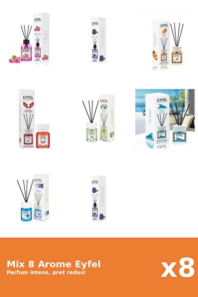 Eyfel Set 8 Mix Variat: 7 arome
