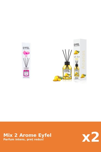 Eyfel Set 2 Mix Eyfel: 1x Ananas, 1x Bubble Gum